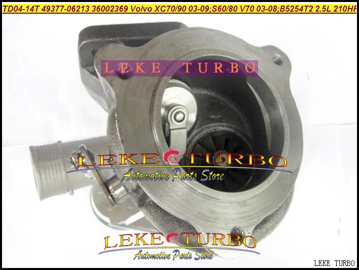 TD04-14T 49377-06213 36002369 Turbo Turbocharger For Volvo XC70 XC90 2003-2009 S60 S80 V70 2003-2008 B5254T2 2.5L 210HP (5)