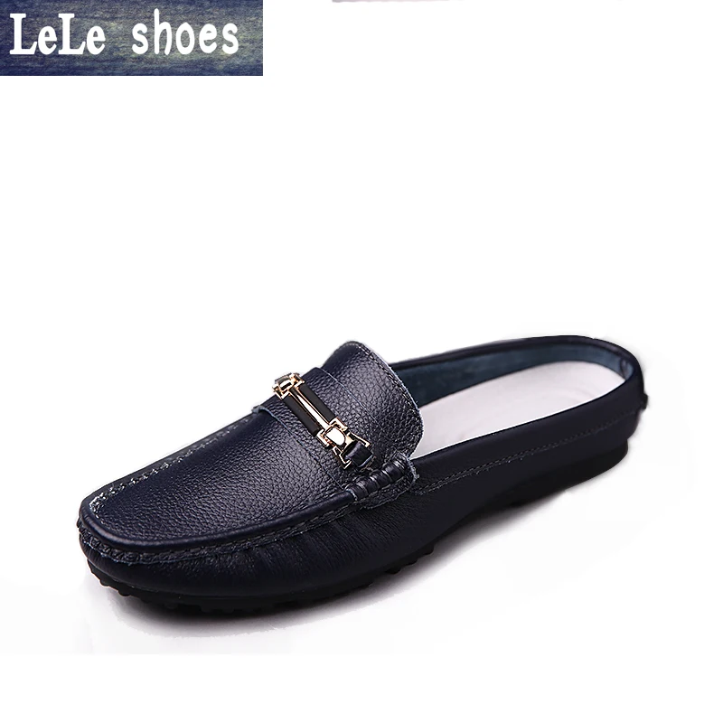 

2016 British Men's Flats Korean Summer Soft Bottom Cover Moccasins Breathable Leisure Driving genuine leather Boat Shoes