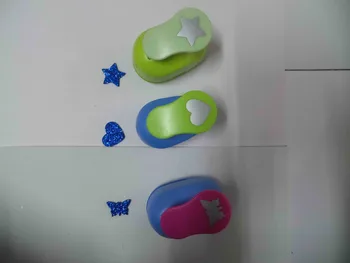 

3pcs(2.5cm) star,heart,butterfly shape craft punch set Punch Scrapbooking school Paper Puncher eva hole punch free shipping