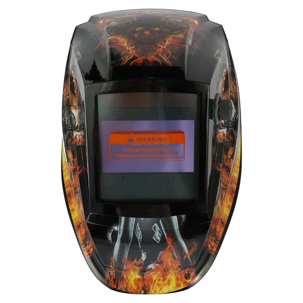 

Solar Energy Automatic Dimming Welding Mask TIG Spot Welding Helmet Large Window and 4 Sensors External Adjustment DIN5-DIN13