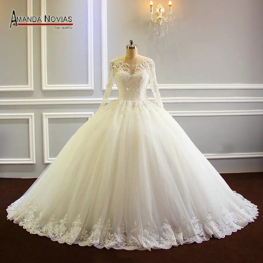 

robe de mariee 2019 Puffy Ball Gown Princess Wedding Dress New Model