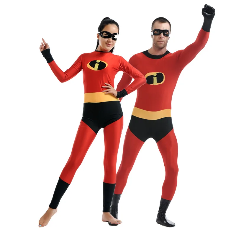 

Wholesale Adult Kid Men Women Incredible Zentai Catsuit Costume Lycra Spandex Super Hero Zentai Suit Halloween Costume