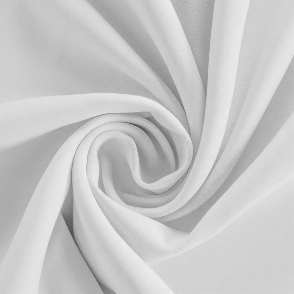 SUO AI текстильные волнистые подзоры плотные декоративные шторы для маленьких оконный шток карманные затемненные ярусные шторы для гостиной - Color: Greyish White
