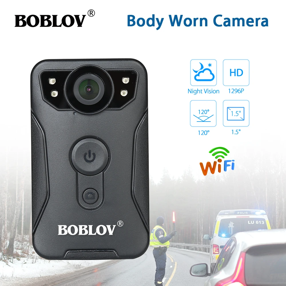 

BOBLOV WZ1 Mini Camera Espia Wifi 120 Degree Night Vision 21MP 1728*1920 30fps HD Body Camera Security gizli hd kamera casus
