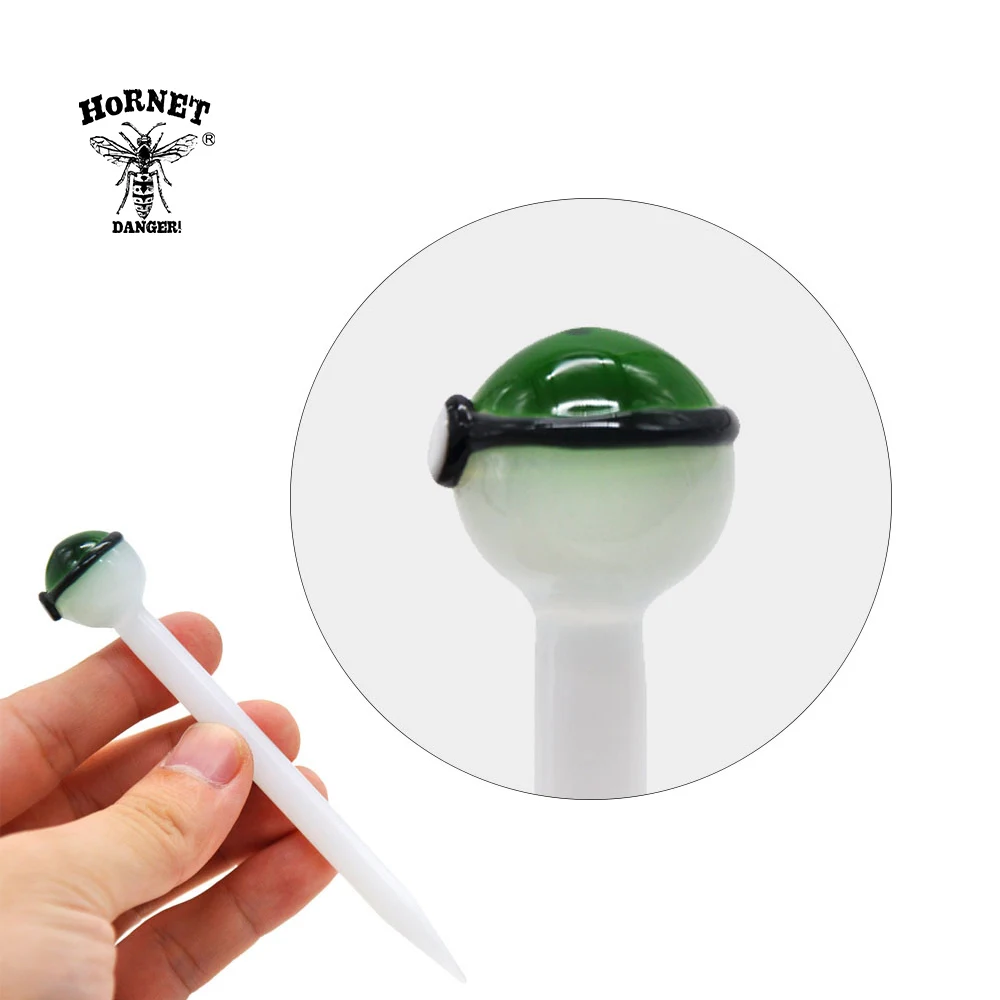 HORNET премиум стекло Carb cap Dabber воск масло папа инструмент 4,7 дюймов ручка Carb cap Dabbler кварц Banger Стекло Курительная Водопровод