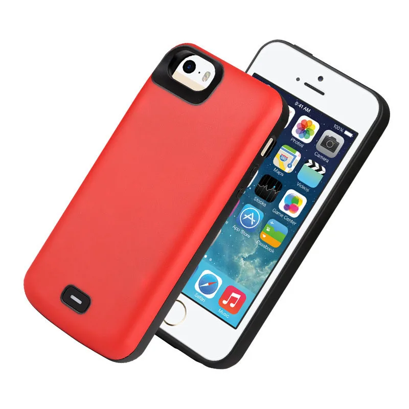 

Battery Case 4000 Mah For Iphone 5 External Battery Charger Case Power Bank For iPhone 5 5S SE Battery Case