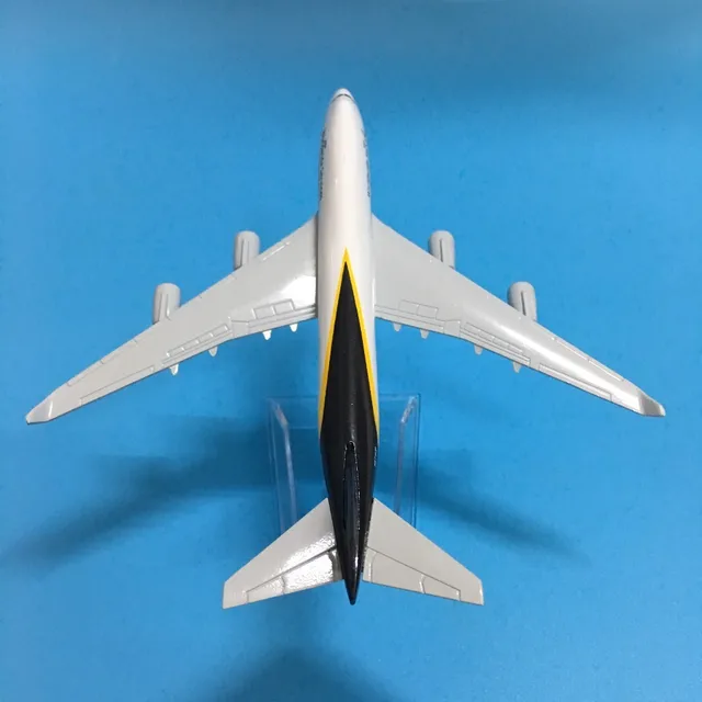 JASON TUTU 16cm Plane Model Airplane Model UPS Airlines Airplanes Boeing 747 Aircraft Model 1:400 Diecast Metal Plane Toy Gift 4