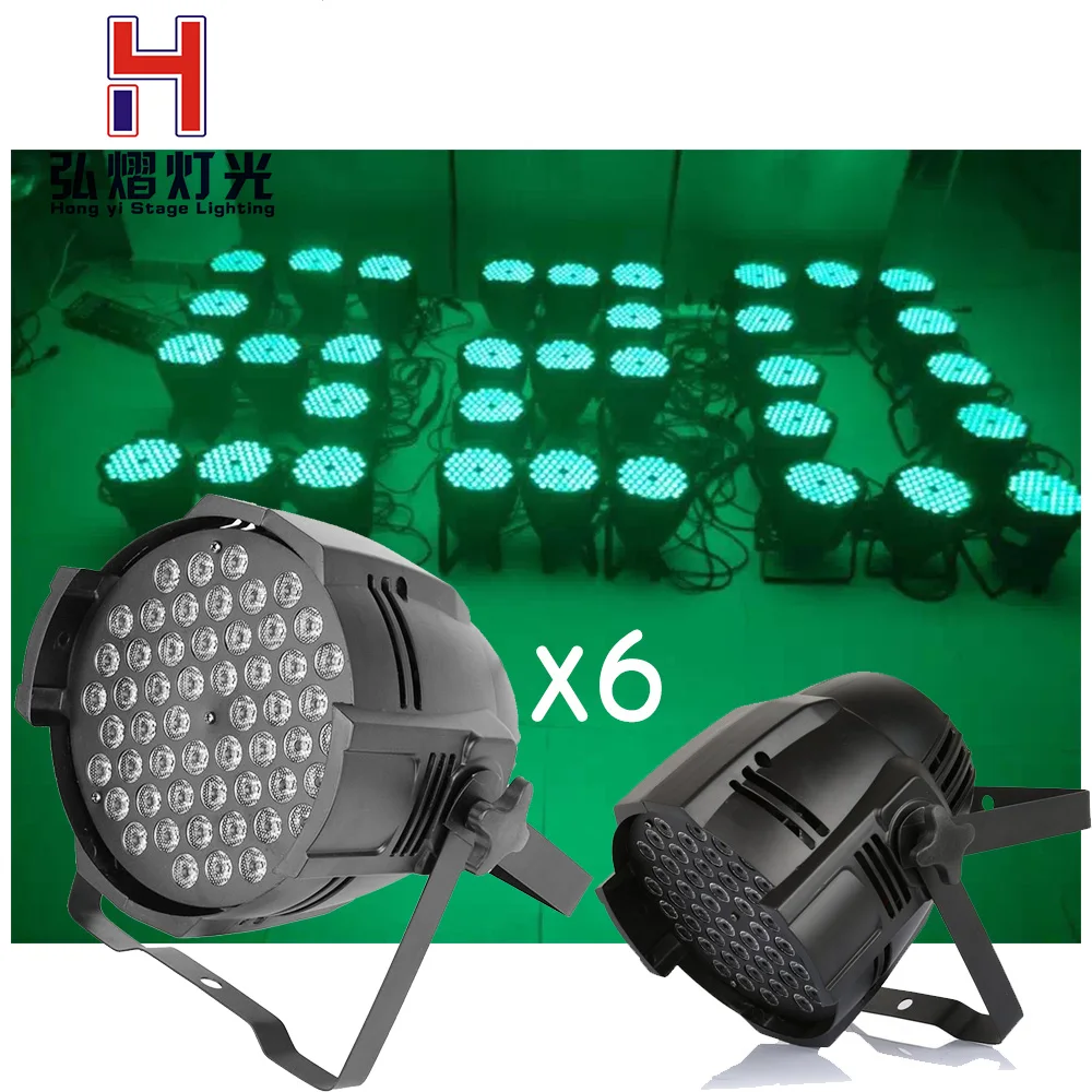 

led stage lights par 64 rgb 3in1 dmx wash light stage light effects (6pieces/lot)