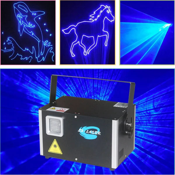 4W Blue Color christmas lights effect sky laser light disco moving