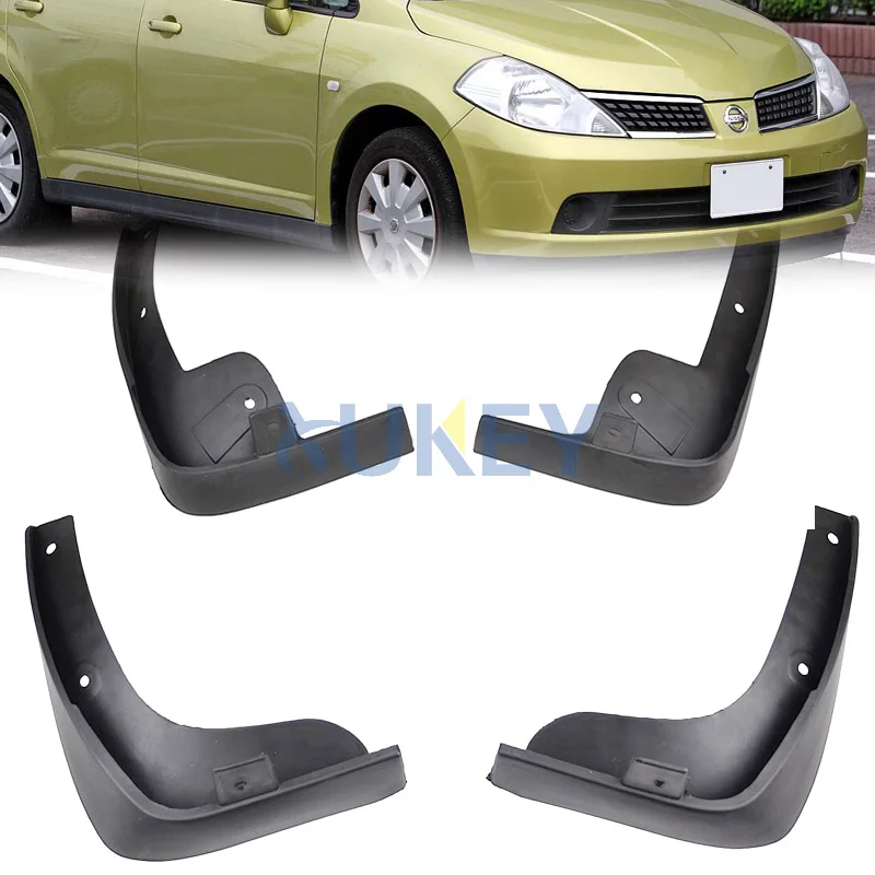 Брызговики для Nissan Tiida Versa C11 2007 2011 Люк 2012 хэтчбека латио брызговики