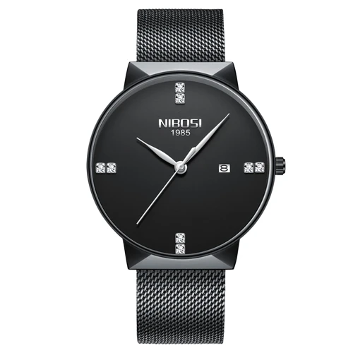 Мужские швейцарские часы часы мужские часы Reloj Relogio Masculino NIBOSI золотые часы мужские модные спортивные кварцевые часы с бриллиантами простые часы лучший бренд класса люкс водонепроницаемые мужские часы s - Цвет: 2