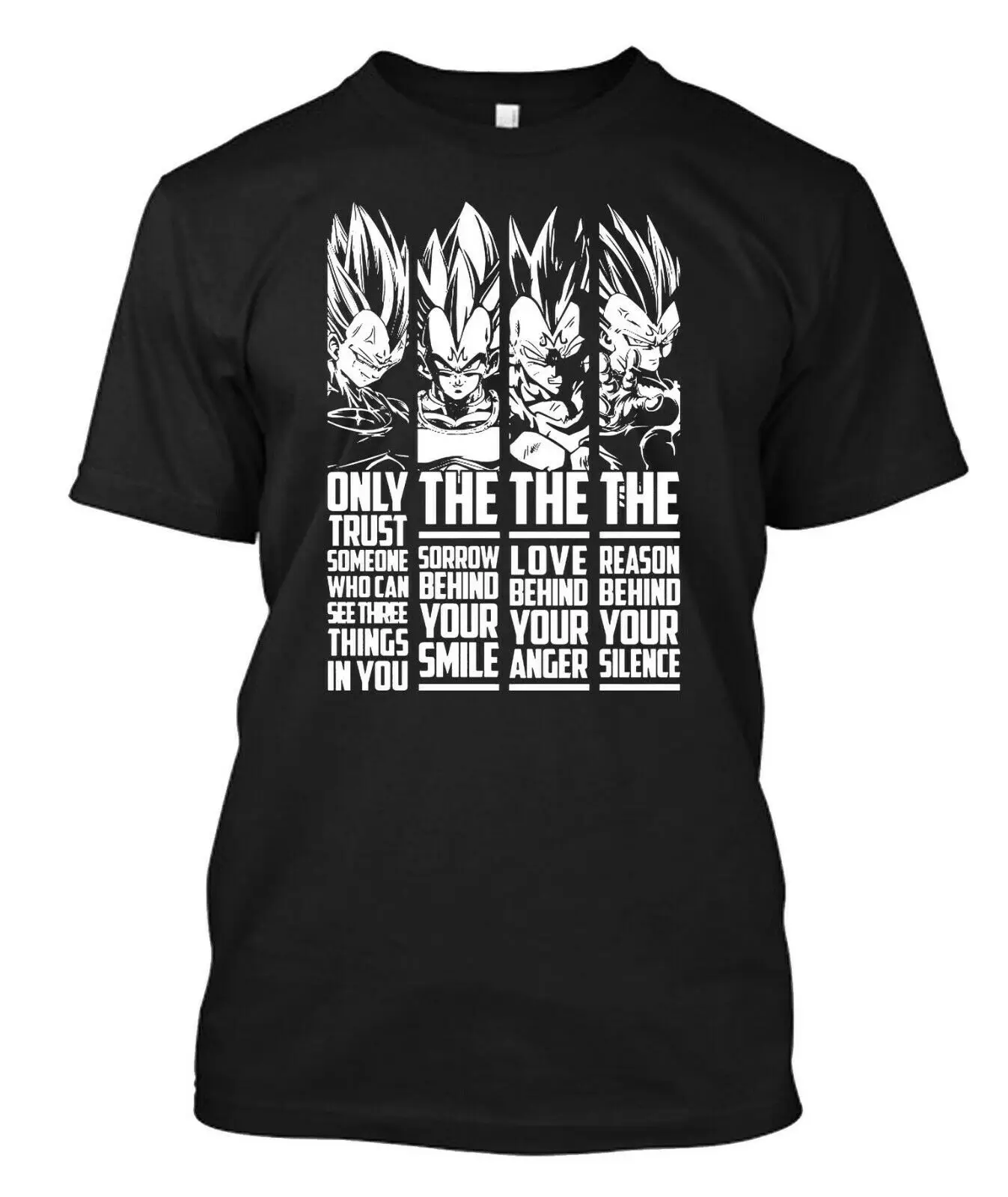 Vegeta quote new-Custom Мужская черная футболка дешевые оптовые футболки хип-хоп новые arrival