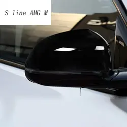 Стайлинга автомобилей Зеркало заднего вида декоративная раковина наклейки Защитная панель охватывает Накладка для BMW X3 G01 X4 2018 2019 авто