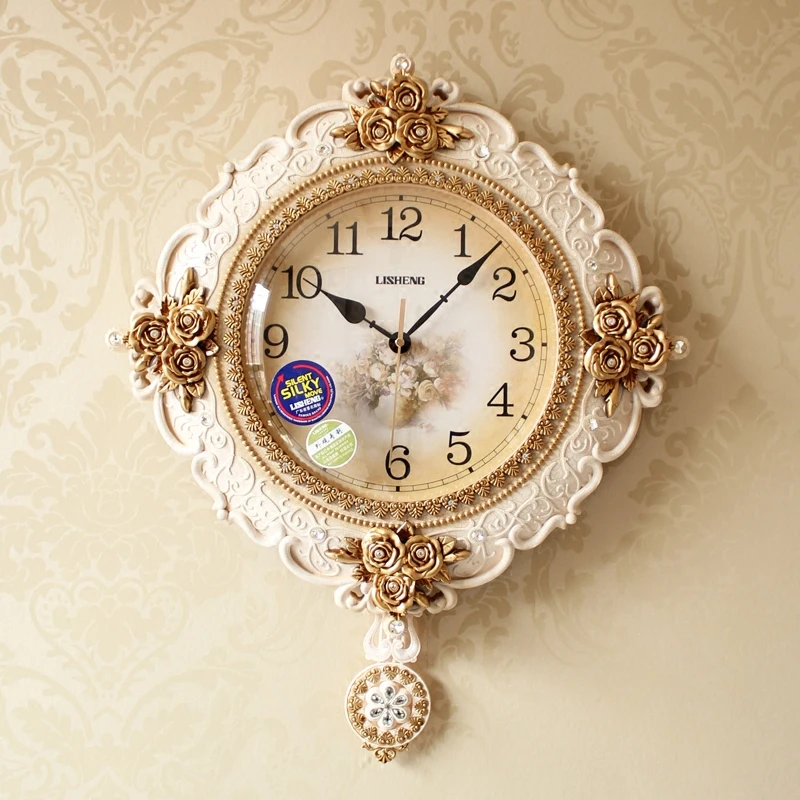 SS choose color Watches and clocks European style wall clock living