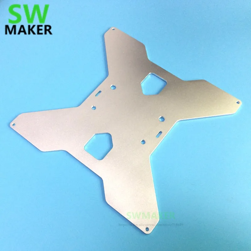 

TEVO Tarantula 3D Printer Aluminum Y Carriage Heated Support Plate Upgrade Oxidation Type for HE3D/Tarantula 3D Printer