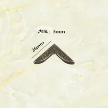 JD золото, цинк сплав внутри 5 мм книга протектор обёрточная угловая записная книжка угловая Антикварная книга угловой альбом бронза металл