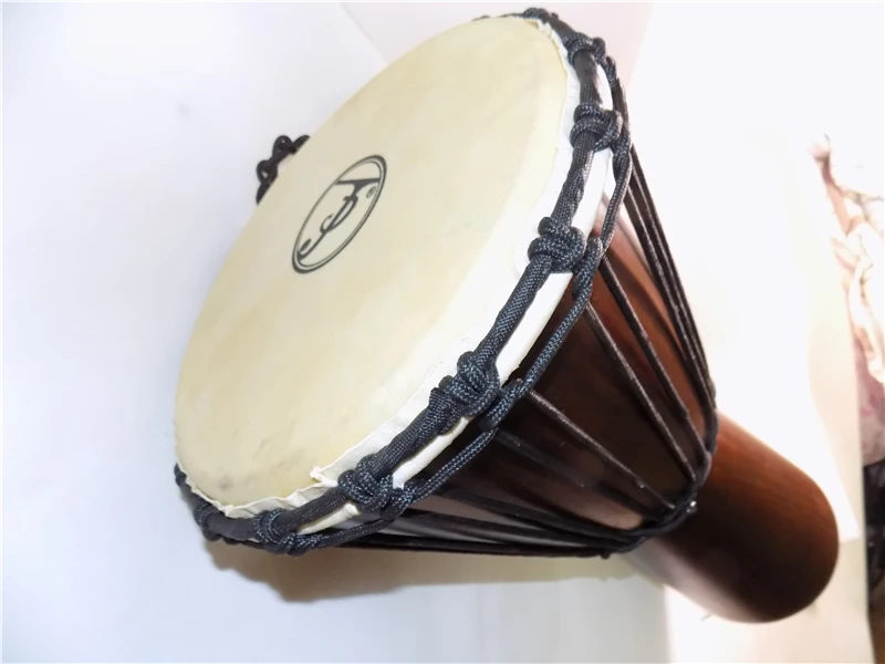 JinDi 1" Djembe барабан Африканский барабан корпус из красного дерева ударный музыкальный инструмент