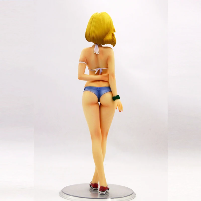 1/6 DBZ Android 18 пляжная одежда стоящая осанка милая версия Коллекция привлекательных