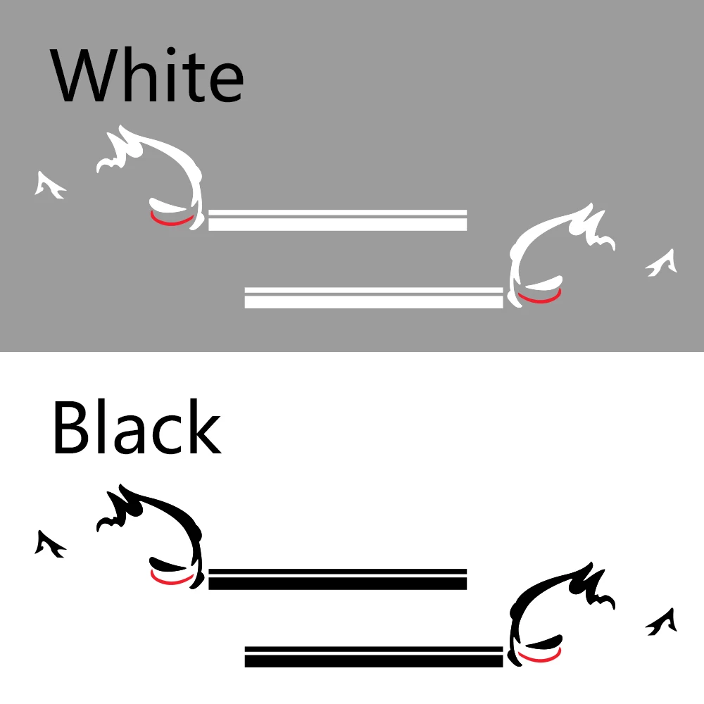 2 шт., забавные стильные Стикеры для автомобиля, виниловая пленка для автомобиля, наклейки для юбки, наклейки для автомобиля, сделай сам, гоночные спортивные графические наклейки, аксессуары для тюнинга автомобиля