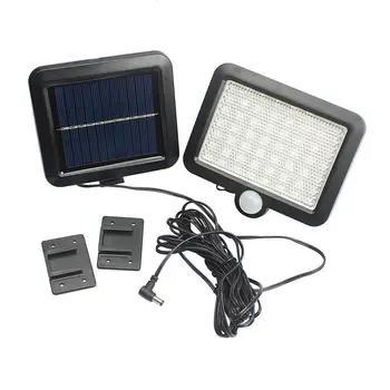 

56 LED Outdoor Solar Wall Light PIR Motion Sensor Solar Lamp Waterproof Infrared Sensor Garden Light