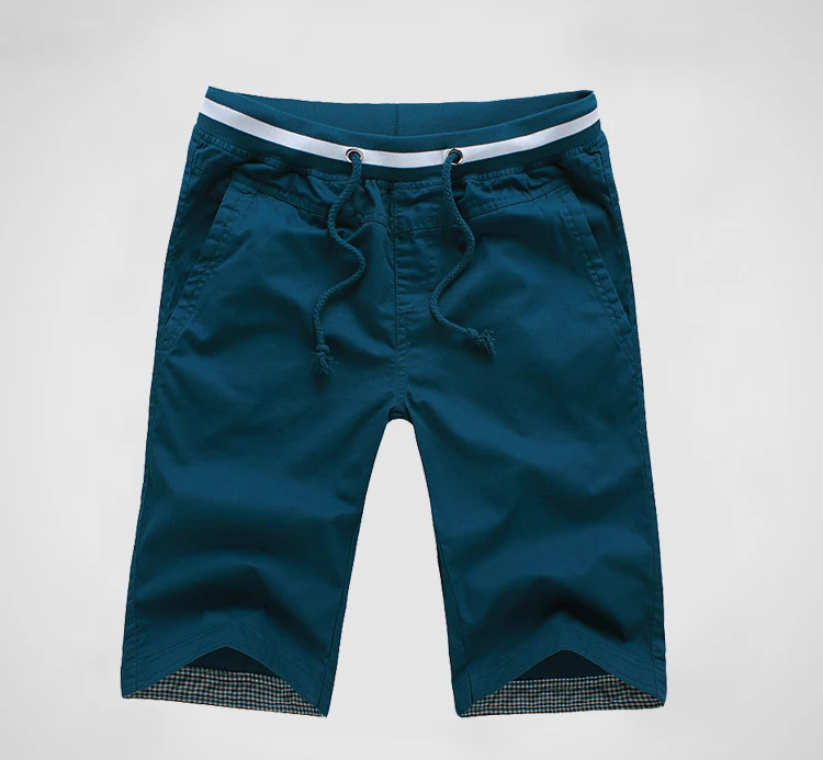 2019 короткие Homme Ete для мужчин летние шорты пляжные Slim Fit Мужской шнурок карман эластичные джоггеры короткие мотобрюки 4XL