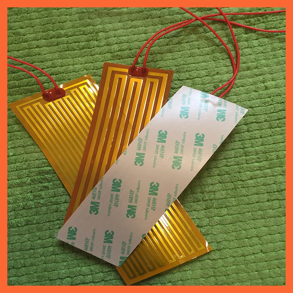 

8x62m 5V 3W electrothermal heating polyimide membrane PI electrothermal film heating oil pan heating film heating plate