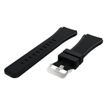 

High-quality Soft Silicone Watch Band Personalize Band Strap With Stainless Steel Buckle Accessories For Samsung Galaxy Watch