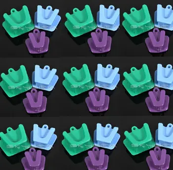 

30x Dental Silicone Mouth Prop Bite Block Rubber Opener Retractor Latex mix size