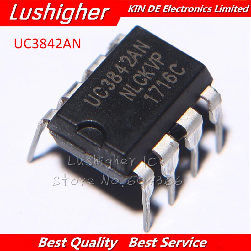 

10PCS UC3842AN UC3842 UC3842BN DIP8 DIP