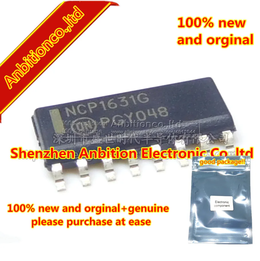 1 шт. 100% новый и оригинальный NCP1631G NCP1631DR2G SOP16 двухфазный контроллер фактора