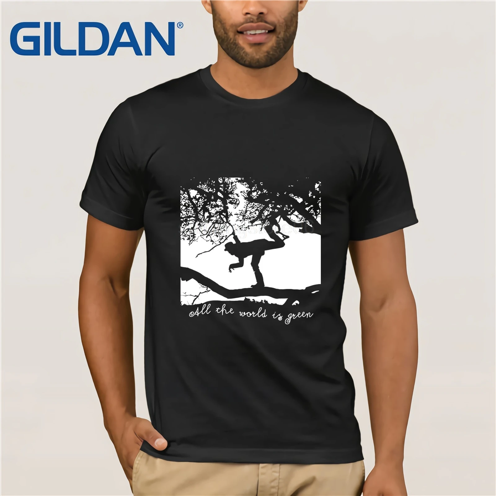 

GILDAN Tom Waits All the World is Green T Shirt