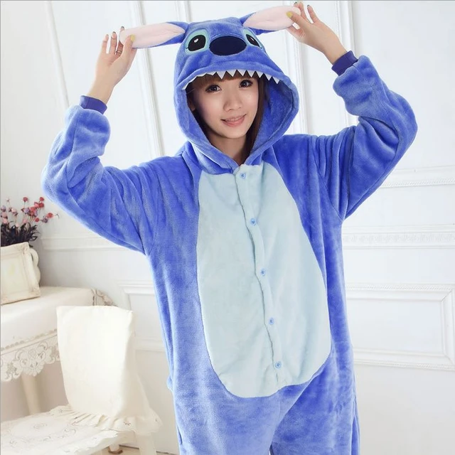 Couple Pajama Sets Licorne Women's Stitch Sleeve Pajama Sets Pijamas Feminino Animal For Adults _ - AliExpress Mobile