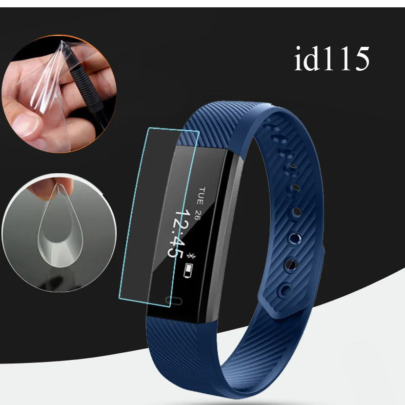 

Anti-Scratch Soft TPU Ultra Clear Protective Film For ID115 Smartband Wristband Full Screen Protector