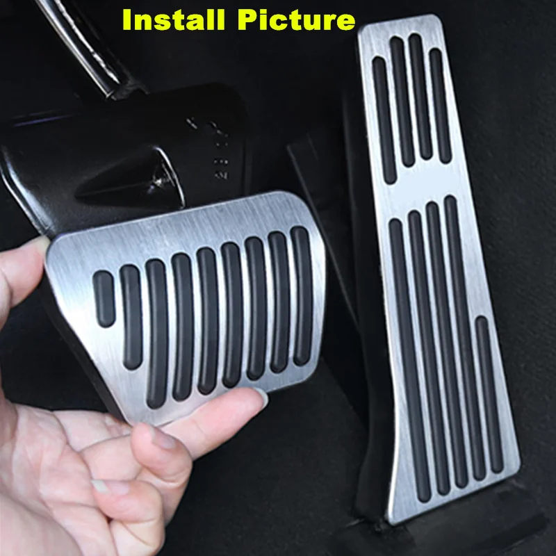 

NO Drill Car Styling Accelerator/Gas Brake Foot Pedal Pad Cover Kit For Most of Bmw 1 2 3 4 5 6 7 M Z X I B5 B6 B7 IIIM Series