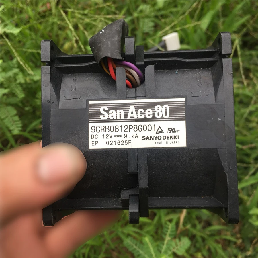 

Original Japanese Sanyo 9CRB0812P8G001 12V 9.2A 8080808CM Supercharged High Speed Fan air blower