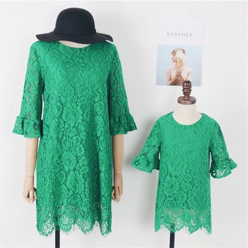 

matching outfits lace dress mother and daughter clothes mommy and me fashion matching family outfits little girl dresses