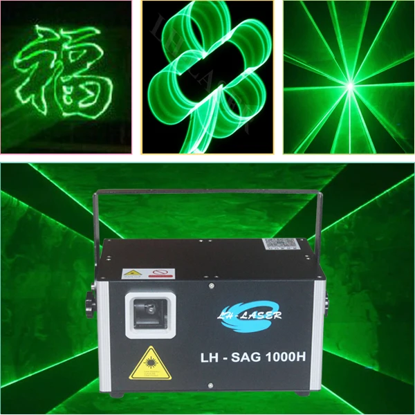 

45K Best selling 1.5 watt green laser light animation laser show for wedding concert
