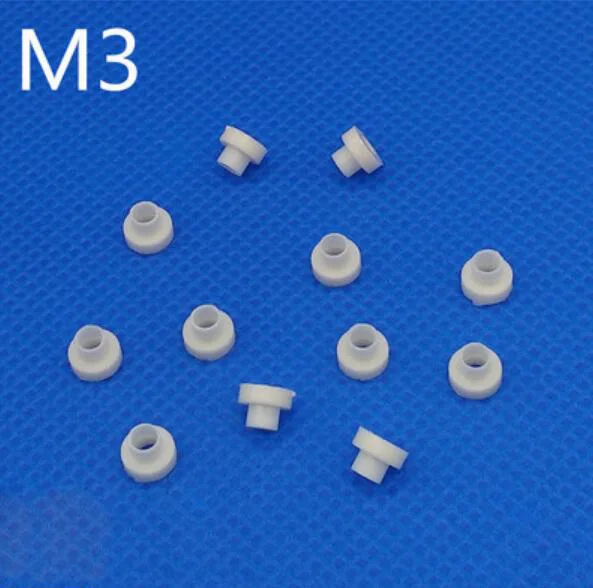 

100pcs M3 Nylon washers T-type insulation gasket nylon plastic Transistor gaskets Concave step Nylon casing line