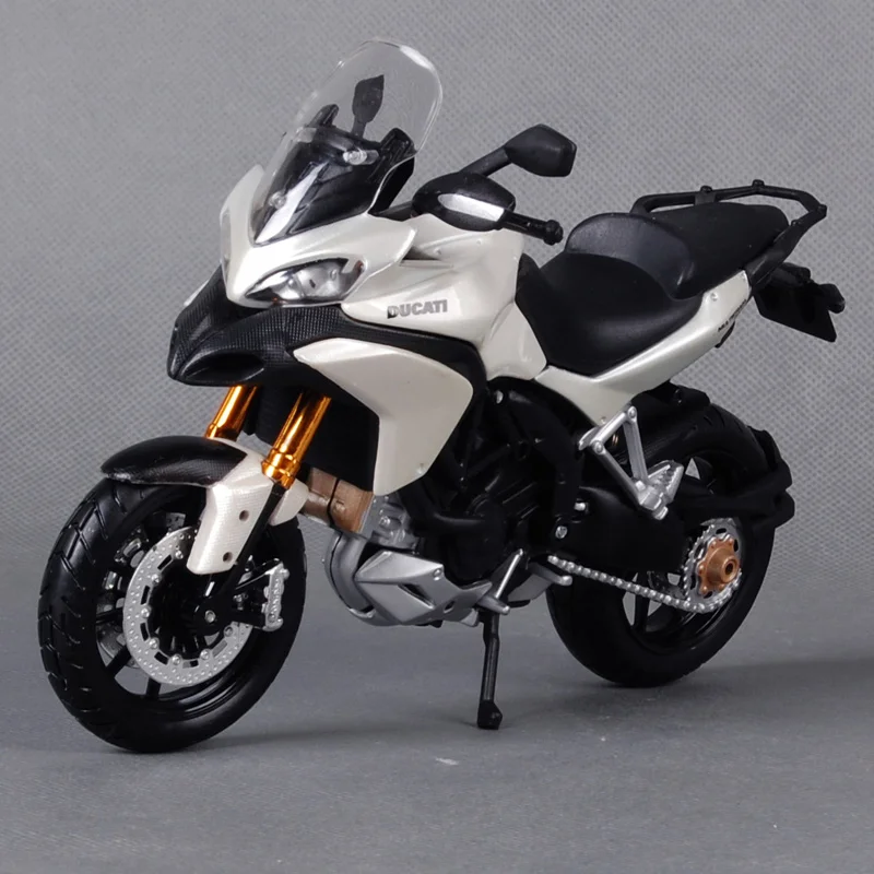 Maisto 1:12 ducati multistrada 1200s белый красный мотоцикл литой модель для сбора игрушки Дети