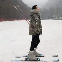 Зимняя пара, лыжная куртка для мужчин и женщин, большой размер, лыжный костюм, утепленное хлопковое пальто для сноуборда, с рисунком, камуфляжная куртка для катания на лыжах