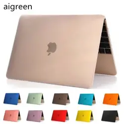 2019 новые матовый жесткий в виде ракушки чехол для ноутбука Macbook retina 12 ", новый дюймов, оптовая продажа, Бесплатная Прямая доставка