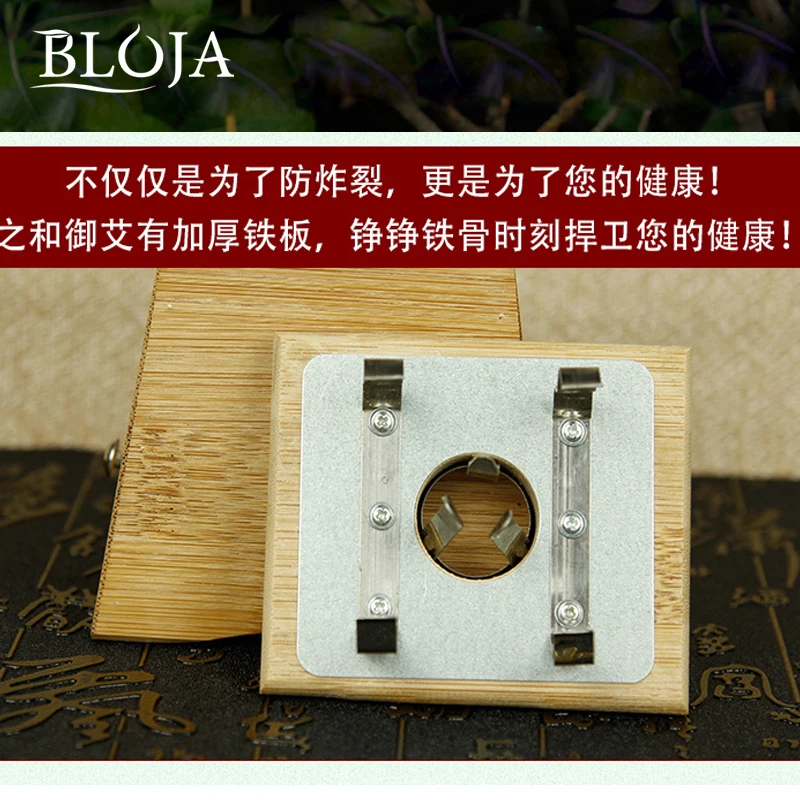 Массажное устройство из бамбука с одним отверстием|massage device|moxibustion boxacupuncture massager |