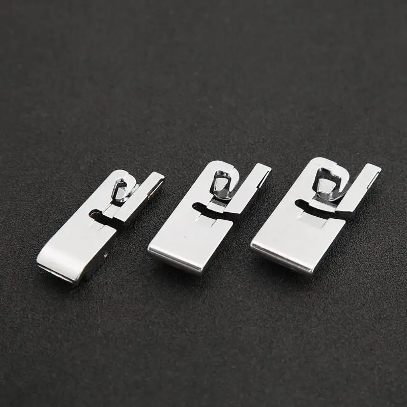 4pcs Household Sewing Ruler Rolled Hem Presser Foot Quilting Accessories