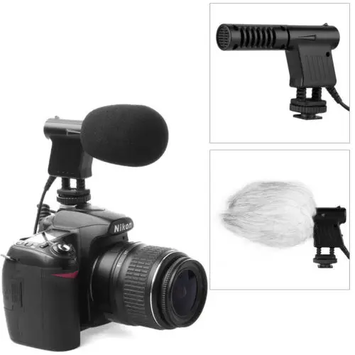 

BY VM01 Directional Video Condenser Microphone for Canon Nikon DSLR Cameras