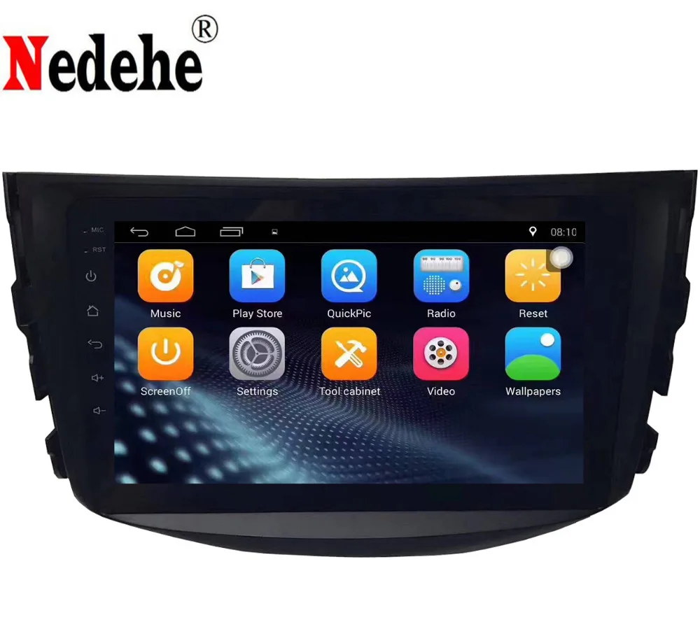 Flash Deal Nedehe Android 6.0.1 Quad core 8 inch IPS screen for Toyota RAV4 2006-2012 car radio car dvd gps navigation car stereo wifi 0