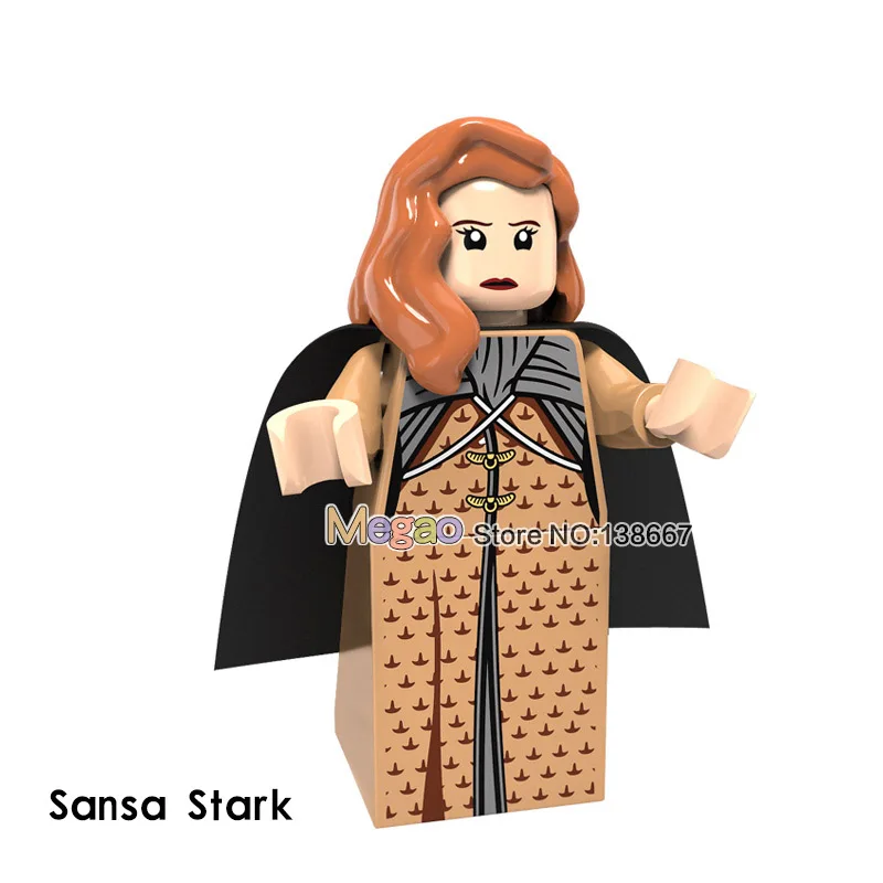 

Building Blocks Single sale Sansa Stark PG1053 Arya Stark Sansa StarkJohn Snow Robb Stark Catelyn Stark Gift Toys