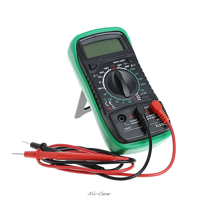 

High Quality Handheld Counts With Temperature Measurement LCD Digital Multimeter Tester XL830L Without Battery