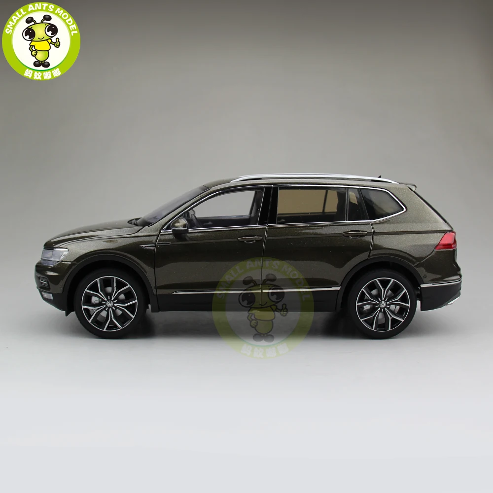 1/18 Ti guan L SUV литая модель металлическая модель автомобиля SUV игрушки для детей подарок коллекция хобби коричневый