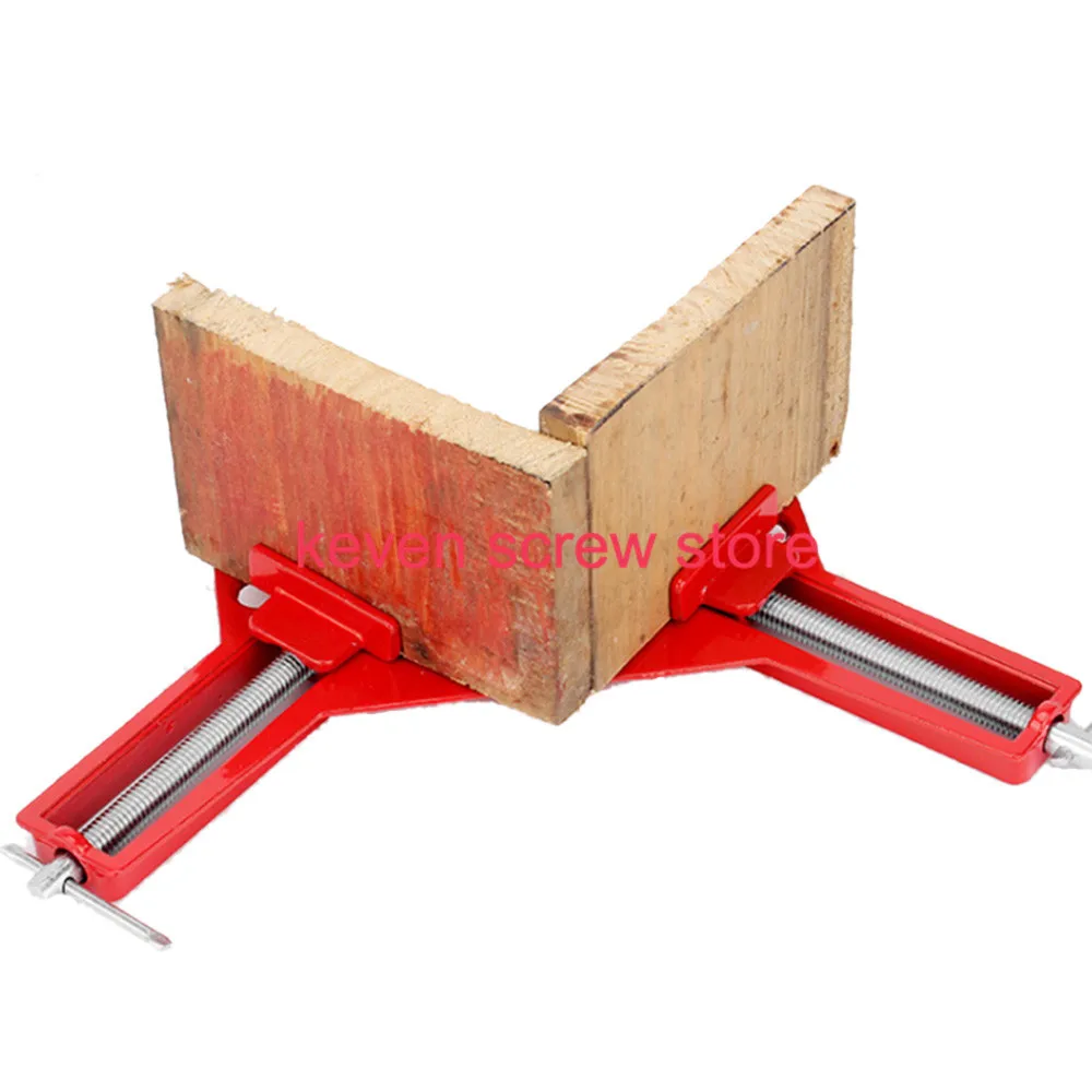 

1pcs 75mm Mitre Corner Clamps Picture Frame Holder Woodwork Right Angle Red
