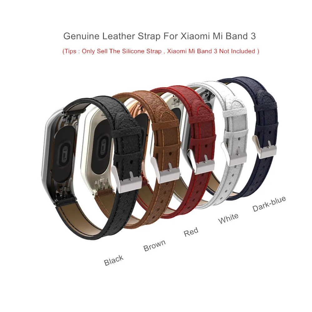 Модный легкий кожаный ремешок для Xiaomi Mi 3 Смарт-часы браслет для Xiaomi Mi 3 Кожаный ремешок на запястье